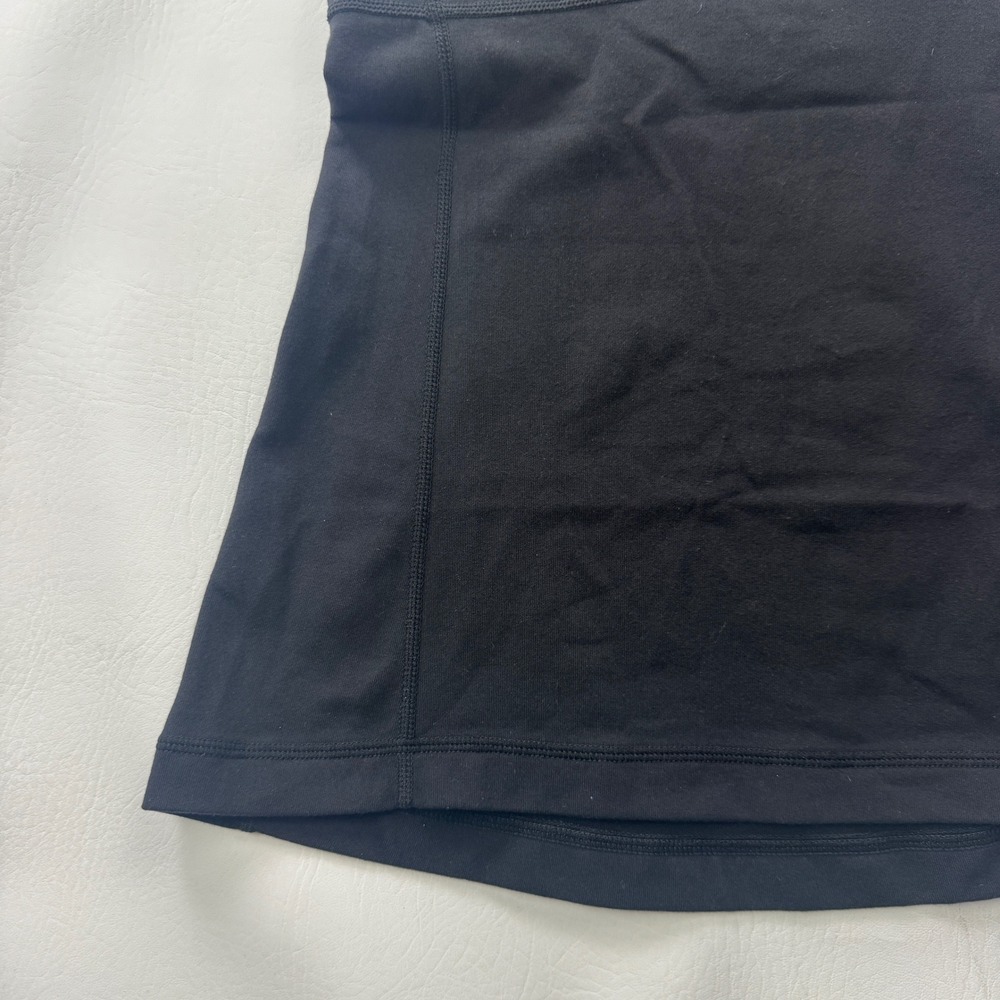 Lululemon Athletica Black Racerback Tank Top with Built-in Bra Size 4 Yoga Gym - Picture 9 of 9